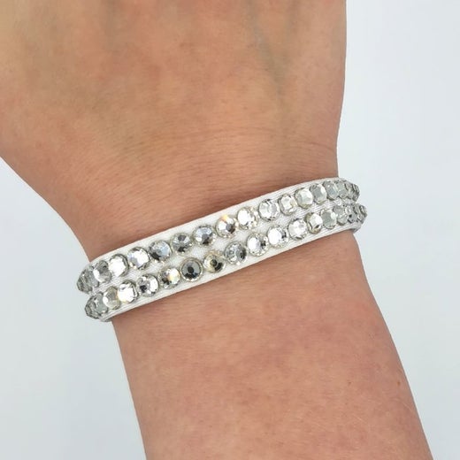 Bracelet white Crystal